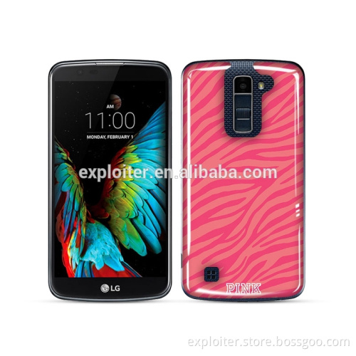 Full protective epoxy resin fashion phone case for LG K10 cover case